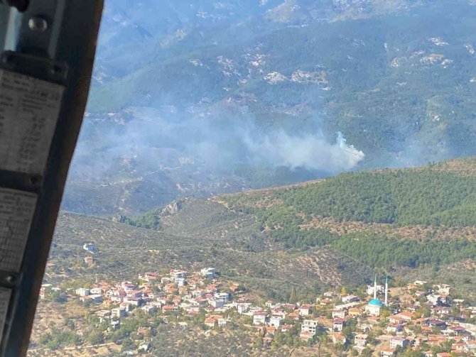 Kazdağlarında Orman Yangını Başladı