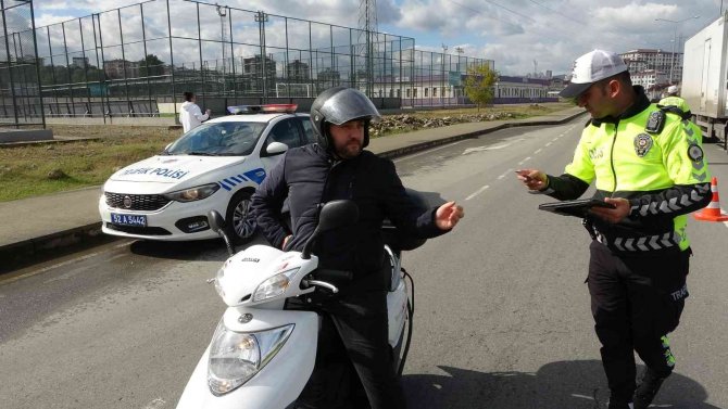 Ordu’da Emniyetten Kurallara Uymayan Sürücülere Sıkı Denetim