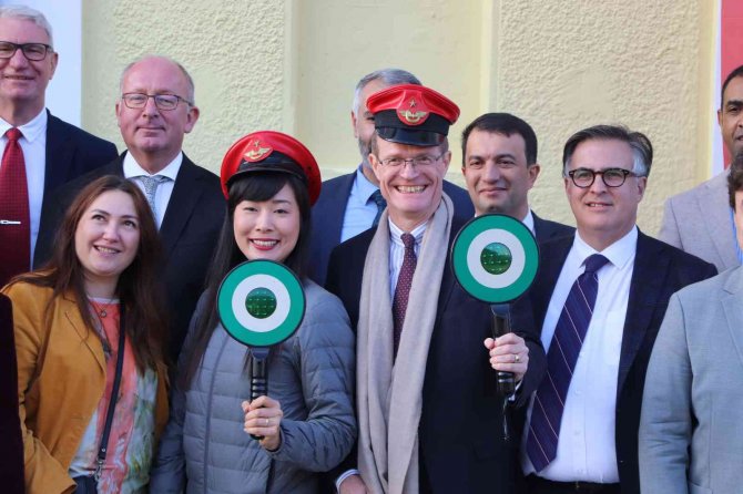 Büyükelçiler 329 Milyon Euroya Tamamlanan Samsun - Kalın (Sivas) Demiryolu’nda Yolculuk Etti