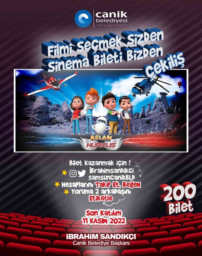 Canik Belediyesi’nden Öğrencilere Tatil Hediyesi