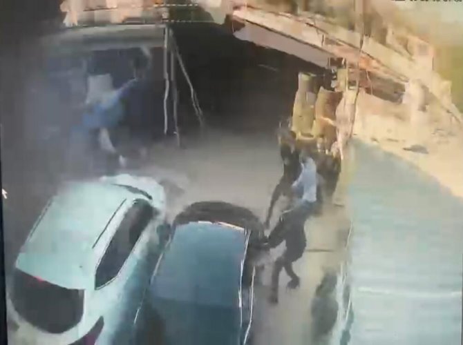 Lüks Cip Lastikçiye Böyle Daldı