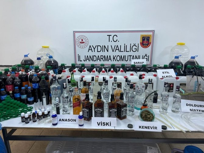 Aydın’da Kaçak Alkol Operasyonu: 1 Gözaltı