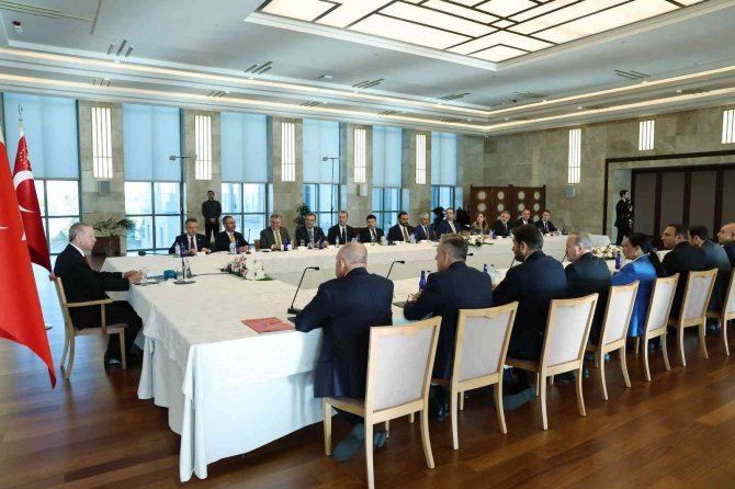 Cumhurbaşkanı Erdoğan, Tff Başkanı Büyükekşi’yi Kabul Etti