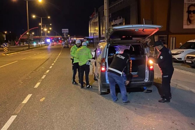 Erzincan’da Asayiş Uygulaması