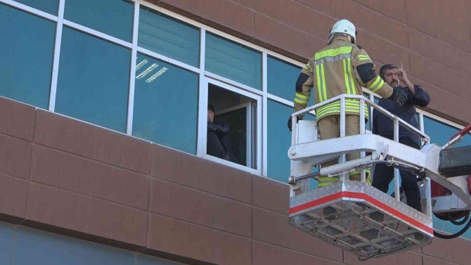 Gümüşhane Devlet Hastanesi’nde Yangın Tatbikatı