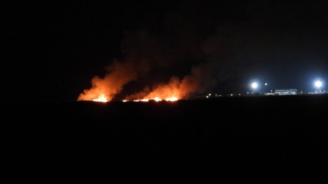 Milleyha Kuş Cenneti’nde Yangın Çıktı
