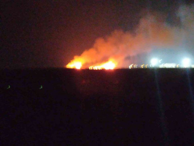 Milleyha Kuş Cenneti’nde Yangın Çıktı