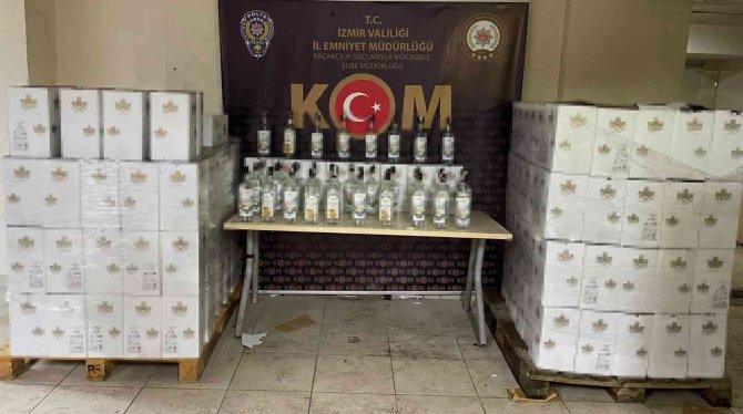 İ̇zmir’de Sahte Etil Alkol Ve İçki Operasyonu