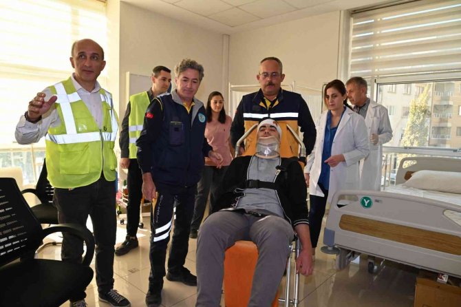 Maski̇’de Yangın Tatbikatı Yapıldı