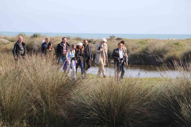 Büyükelçiler Kızılırmak Deltası’nda Kuş Gözlemledi