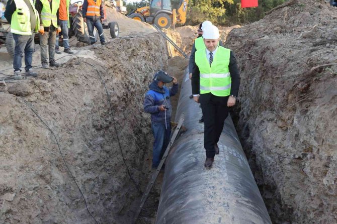 Yalova İ̇çme Suyu Ana İ̇sale Hattı Projesi’nde İlk Kaynak Atıldı
