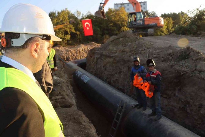 Yalova İ̇çme Suyu Ana İ̇sale Hattı Projesi’nde İlk Kaynak Atıldı