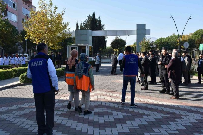 Diyanet Çalışanlarına Deprem Tatbikatı