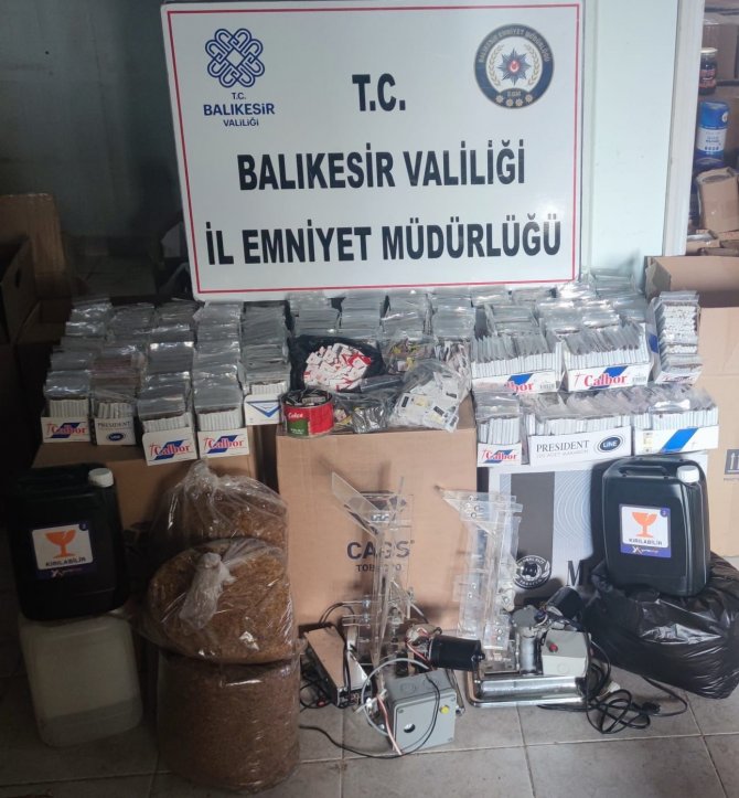 Balıkesir’de Polisten Uyuşturucu Ve Kaçak Tütüne Geçit Yok