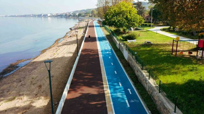 Çiftlikköy’de Sahil Projesinin 2. Etabı Tamamlandı