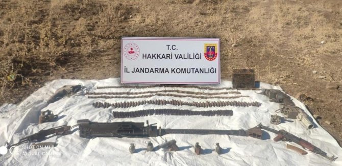 "Eren" Operasyonlarında Çok Sayıda Mühimmat Ve Yaşam Malzemeleri Ele Geçirildi