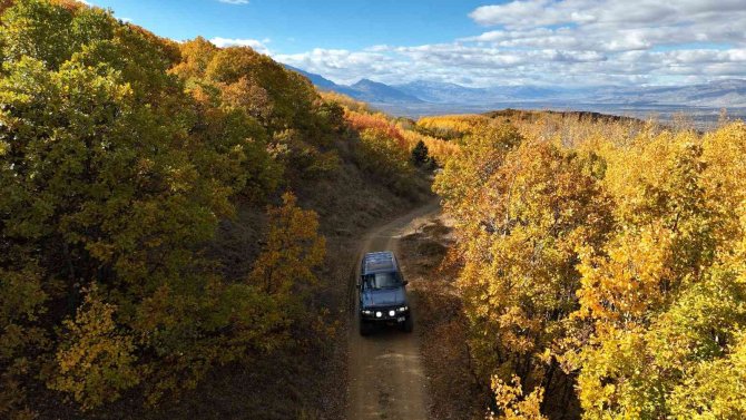 Erzincan’da Eşsiz Sonbahar Güzellikleri Dron İle Görüntülendi