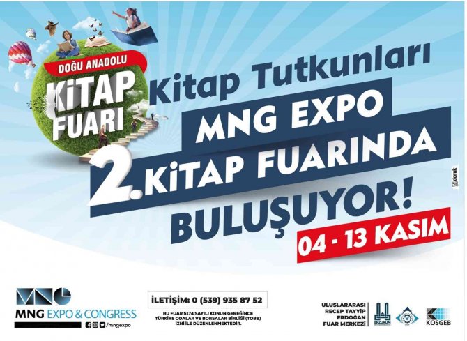 Edebiyat Dünyasının Kalbi, Erzurum Mng Expo Kitap Fuarı’nda Atacak