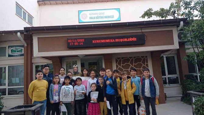 Gediz’de Zeka Oyunları Kursuna Büyük İlgi