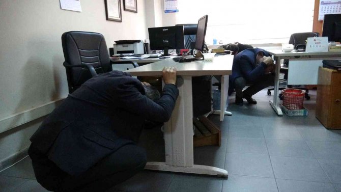 Müftü Pamuklu, Tatbikatta 1999 Depremini Yaşadı