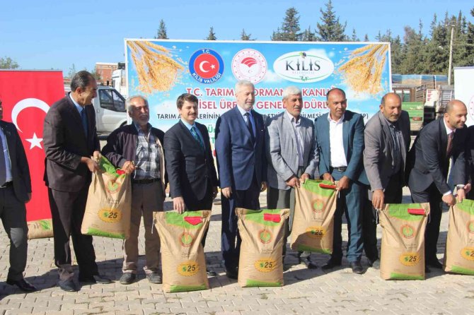 Kilis’te Çiftçiye 850 Ton Tohumluk Buğday Dağıtıldı
