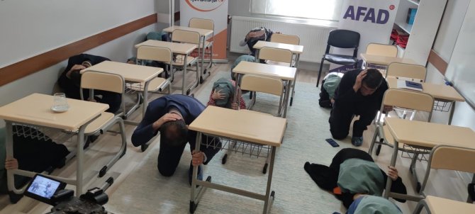 Van’da Deprem Tatbikatı