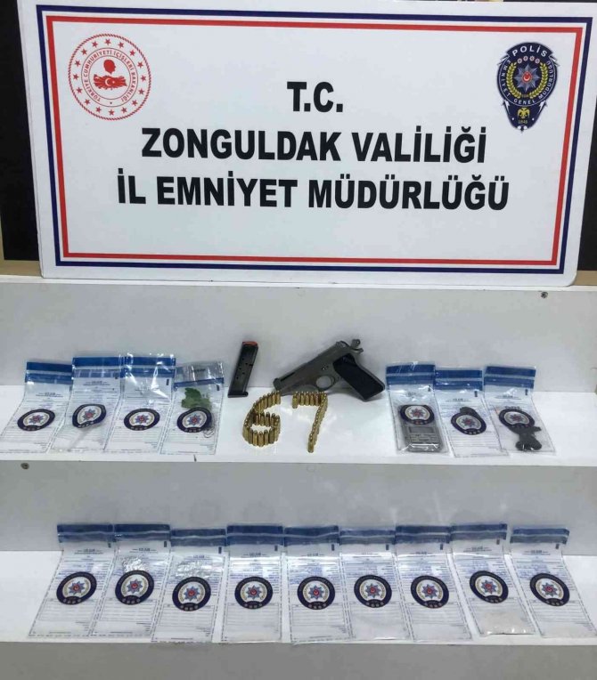 Zonguldak’ta Uyuşturucu Operasyonunda 3 Tutuklama