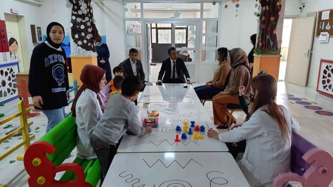Milli Eğitim Müdürü Güney Anaokullarında İncelemelerde Bulundu