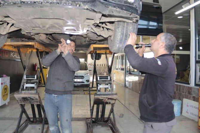 Havaların Soğumasıyla Oto Tamircilerde Yoğunluk Başladı