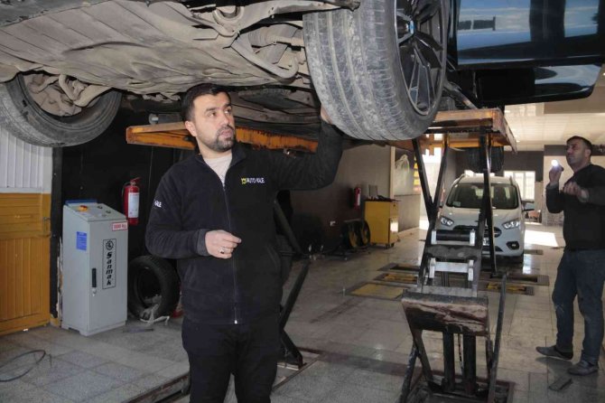 Havaların Soğumasıyla Oto Tamircilerde Yoğunluk Başladı
