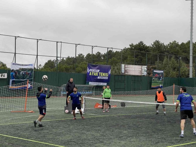 Çayırova’da Ayak Tenisi Turnuvası