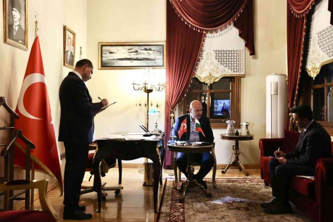 İ̇çişleri Bakanı Soylu, Bulgar Mevkidaşı Demerdzhiev İle Telefonda Görüştü