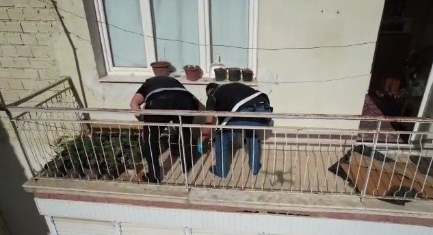 Evinin Balkonunda Saksıda Kenevir Yetiştiren Kişi Yakalandı