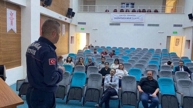 Manisa İtfaiyesinden On Binlere Yangın Eğitimi