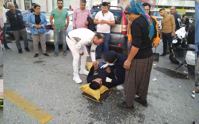 Mersin’de Motosiklet İle Otomobil Çarpıştı: 1 Yaralı