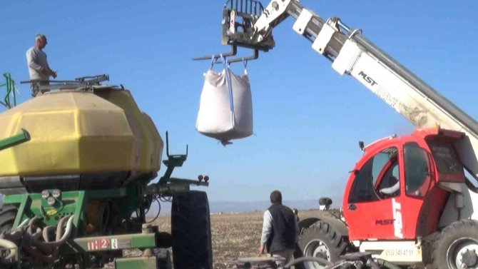 Muş Ovası’nda Buğday Ekim Mesaisi