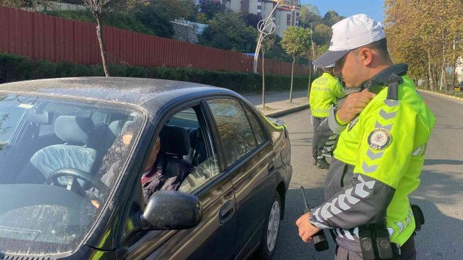 Dronlu Denetimde Kırmızıda Geçene 427 Lira Ceza