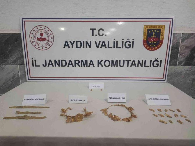 Aydın’da Jandarma Ekiplerinden Tarihi Eser Operasyonu