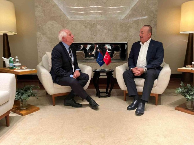 Çavuşoğlu, Ab Yüksel Temsilcisi Borrel İle Etiyopyalı Ve Ürdünlü Mevkidaşıyla Görüştü