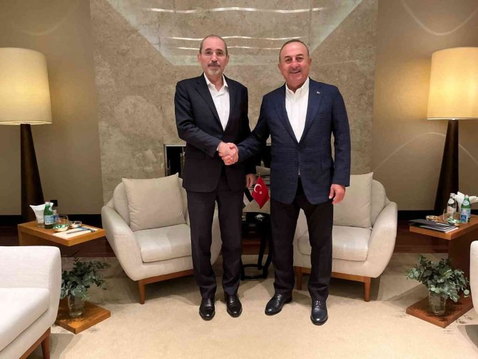 Çavuşoğlu, Ab Yüksel Temsilcisi Borrel İle Etiyopyalı Ve Ürdünlü Mevkidaşıyla Görüştü