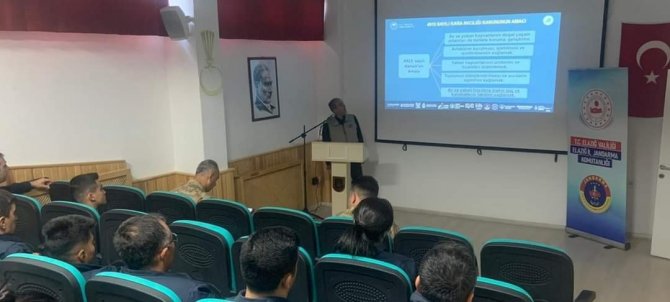 Elazığ Doğa Koruma Şube Müdürlüğünden Jandarma Ekiplerine Bilgilendirme