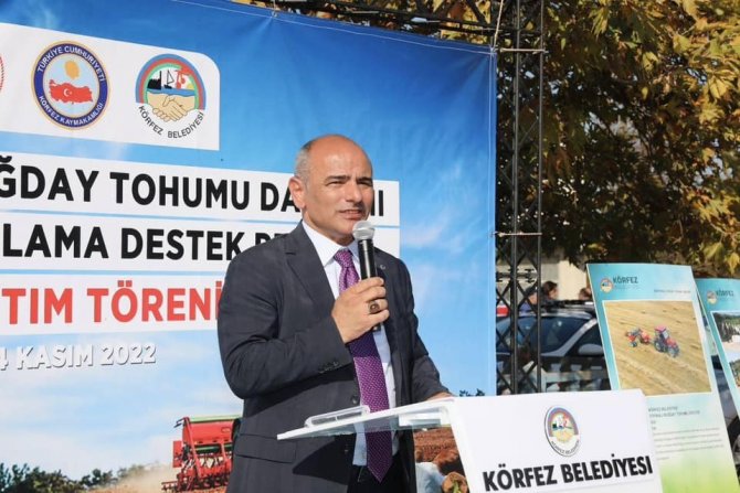 Körfezli Çiftçilere 37 Ton Tohum Dağıtıldı