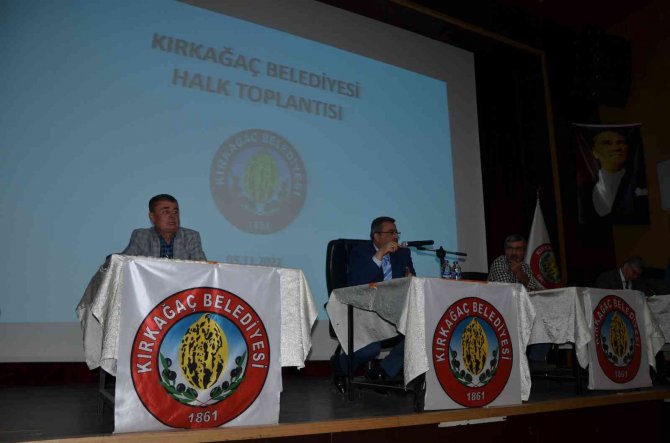 Kırkağaç’taki Halk Toplantısında Gergin Anlar