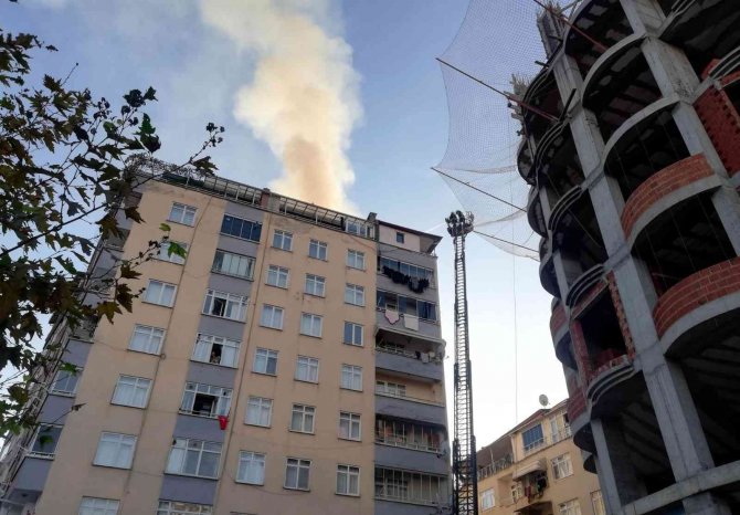 Samsun’da Yangın Paniği