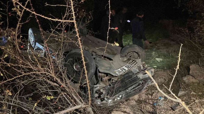 200 Metreden Şarampole Yuvarlandı: 1 Yaralı