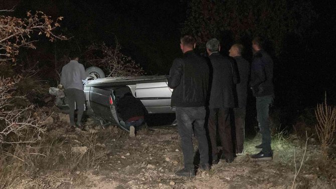 200 Metreden Şarampole Yuvarlandı: 1 Yaralı