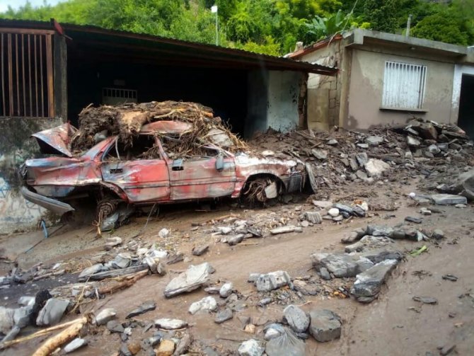 Venezuela’da Sel Ve Toprak Kayması: 7 Ölü