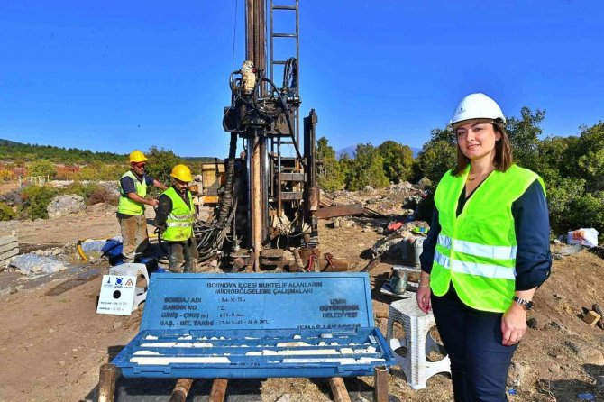 İ̇zmir Bornova’da Zemin Araştırması Başladı