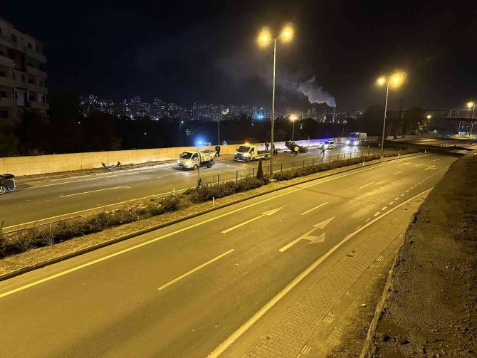 50 Metre Taklalar Atarak Sürüklenen Araçta Burnu Bile Kanamadı