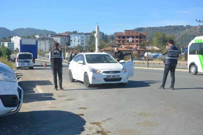 Ordu’da Polisten 4 Farklı Noktada Denetim